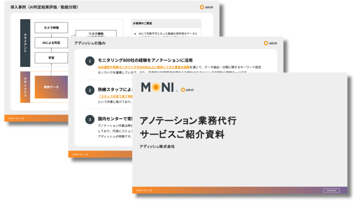 アノテーション代行サービス資料